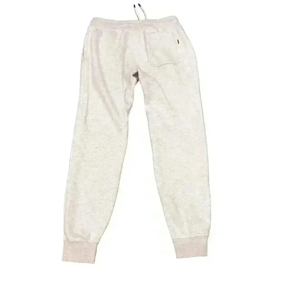 Hurley Coastal Dunes Fleece Jogger Men's Medium White Elastic Waist Pants - Picture 8 of 8